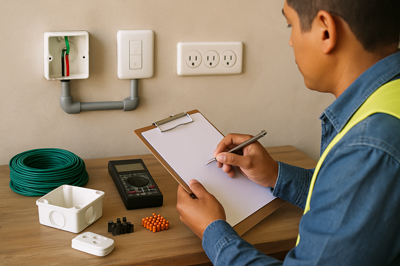 Comprobación final de una instalación eléctrica después del servicio